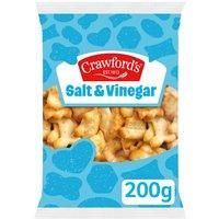 Crawford's Savouries Salt and Vinegar Baked Snacks 200g