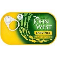 John West Sardines in Sunflower Oil 120g