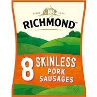 Richmond 8 Skinless Pork Sausages 213g