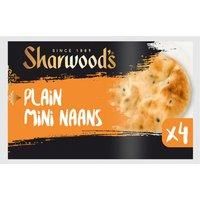 Sharwood's 4 Plain Mini Naans