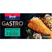 Young's Gastro 2 Sea Salt & Malt Vinegar Fish Fillets 270g