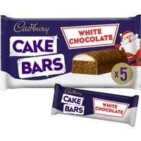 Cadbury 5 Cake Bars White Chocolate Flavour