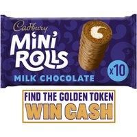 Cadbury 10 Mini Rolls Milk Chocolate