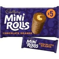 Cadbury 5 Mini Rolls Chocolate Orange