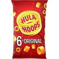 Hula Hoops Original Multipack Crisps 6 Pack