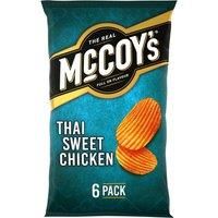 McCoy's Thai Sweet Chicken Flavour Potato Crisps 6 x 25g