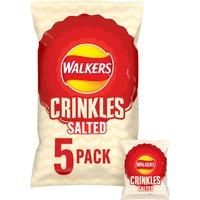 Walkers Crinkles Simply Salted Multipack Crisps 5x23g