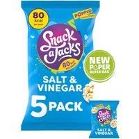 Snack a Jacks Salt & Vinegar Multipack Rice Cakes Crisps 5 x 19g