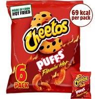 Cheetos Puffs Flamin' Hot Multipack Snacks 6x13g