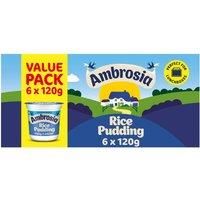 Ambrosia Rice Pudding 6 x 120g (720g)