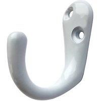 Smith & Locke Robe Hooks White 48mm 5 Pack (587HT)