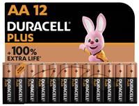 Duracell NEW Plus AA Alkaline Batteries [Pack of 12], 1,5V LR6 MN1500