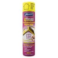 Flea Killer Spray Johnsons 4Fleas IGR Home Household Flea & Larvae Spray 600ml