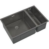 Ellsi Elite  Inset / Undermounted stainless Steel Sink 540mm x 440mm Waste inc