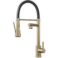 ETAL Goda Multi-Use Kitchen Mixer Tap Brushed Brass (626FK)