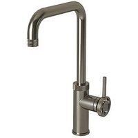 ETAL Caprise Industrial Style Kitchen Mixer Tap Brushed Steel (392FJ)