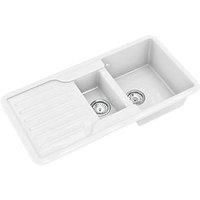 ETAL Comite 1.5 Bowl Composite Kitchen Sink White Reversible 1000 x 500mm (676FJ)