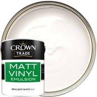 Crown Vinyl Matt (Brilliant White)-5 L