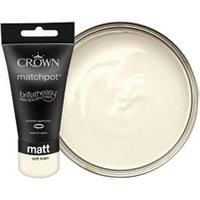 Crown Breatheasy Soft Linen Matt Emulsion Paint, 40Ml Tester Pot