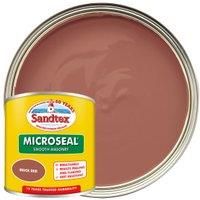 Sandtex Ultra smooth Brick red Masonry paint 0.15L Tester pot