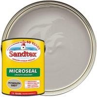 Sandtex Ultra smooth Plymouth grey Masonry paint 5L