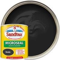 Smooth Masonry 1l, Black, By Sandtex