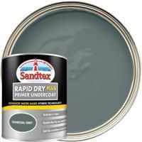 Sandtex Retail Rapid Dry Plus Primer Undercoat Charcoal Grey 0.75 L