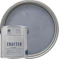 CRAFTED by Crown Suede Textured Matt Emulsion Interior Wall Paint Mid Grey - 2.5L