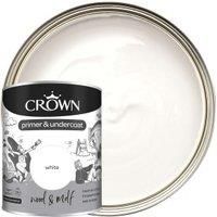 2.5L / 750ml CROWN PAINT INTERIOR & EXTERIOR MULTI SURFACE PRIMER WOOD METAL PVC