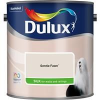 Dulux Silk Emulsion Paint For Walls And Ceilings - Gentle Fawn 5L