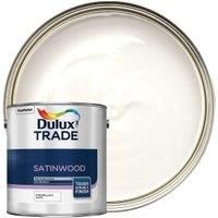 Dulux Trade Pure brilliant white Satinwood Metal & wood paint 2.5L