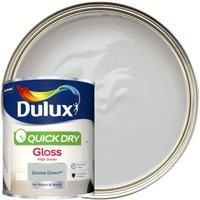 Dulux 5358142 Quick Dry Gloss Paint - Goose Down - 750ML