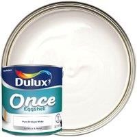 Dulux Retail Once Eggshell - Pure Brilliant White - 2.5L