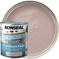 Ronseal RSLCFPER750 750 ml Chalky Furniture Paint - English Rose