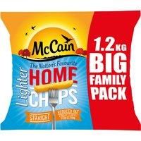 McCain Lighter Home Chips Straight Big Family Pack 1.2kg