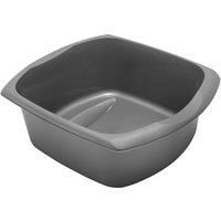 Addis Rectangular Washing up Bowl, Metallic, Large, 9.5 Litre