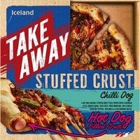 Iceland Takeaway Pizza Stuffed Crust Chilli Dog 543g