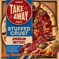 Iceland Take Away Pizza Stuffed Crust American Hottest 524g