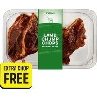 Iceland Lamb Chump Chops with Mint Glaze 400g (33% Extra Free)