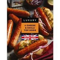 Iceland Luxury 6 Cheese & Chilli Top Dogs 480g