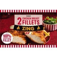 Iceland Zing 2 Chicken Breast Fillets 400g