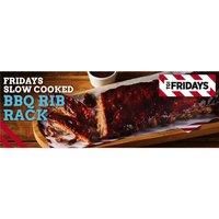 TGI Fridays Fridays Slow Cooked BBQ Rib Rack 575g