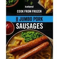 Iceland 8 (approx.) Jumbo Pork Sausages 800g