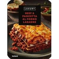 Iceland Luxury Beef and Pancetta Al Forno Lasagne 450g