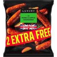 Iceland Luxury 10 Pork and Apple Sausages 600g