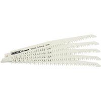 Draper Expert 02308 300 mm 6-Teeth-Per-Inch Bi-Metal Reciprocating Saw Blades for Wood Cutting (Pack of 3)