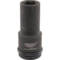 DRAPER 05052 Expert 20mm 3/4" Square Drive Hi-Torq 6 Point Deep Impact Socket