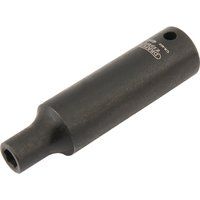 Draper 5063 1/4" Square Drive Expert Hi-Torq Metric Deep Impact Socket, 4 mm Size , Blue