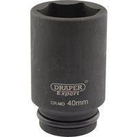 Draper 05071 Expert 40mm 3/4" Square Drive HiTorq 6 Point Deep Impact Socket