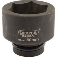 Draper Expert Expert 60mm 1" Square Drive Hi-Torq 6 Point Impact Socket